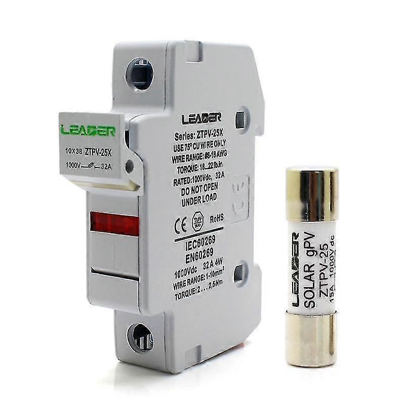 Exquisite Brand New Solar Pv Fuse Fuse Holder 12a&15a Dc Strings Dc1000v