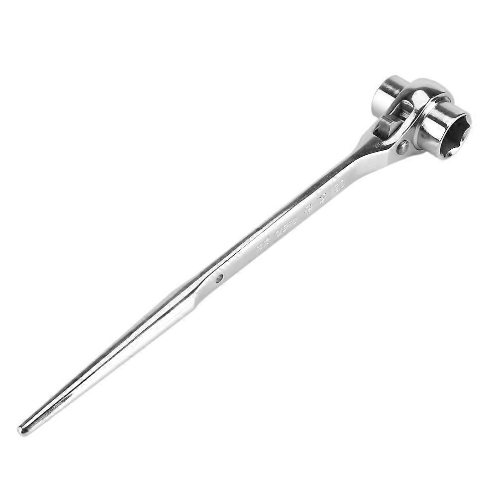 Quick Release Double Sided Ratchet Socket Wrench Spanner Hand Operate Repairing Tool