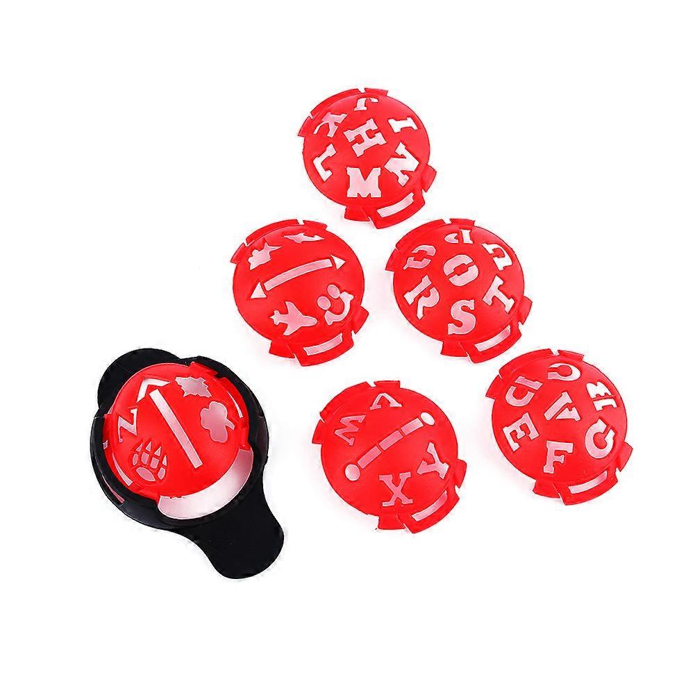 6pcs Golf Ball Line Marker Golf Ball Scribe Liner Marker Template Drawing Alignment Tool