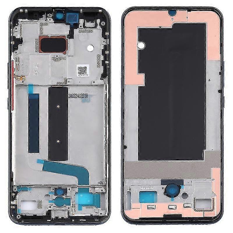 original middle frame bezel plate for xiaomi mi 10 lite 5g (black)