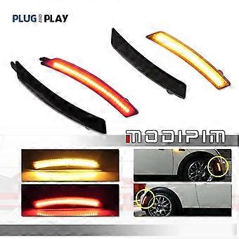Luci Di Ingombro Laterali A LED Rosse Posteriori Ambra Anteriore/lampade A Zampa Di Parafango Per 2002-2008 1st Gen MINI Cooper R50 R52 R53 Indicatore Di Direzione  34 - 5