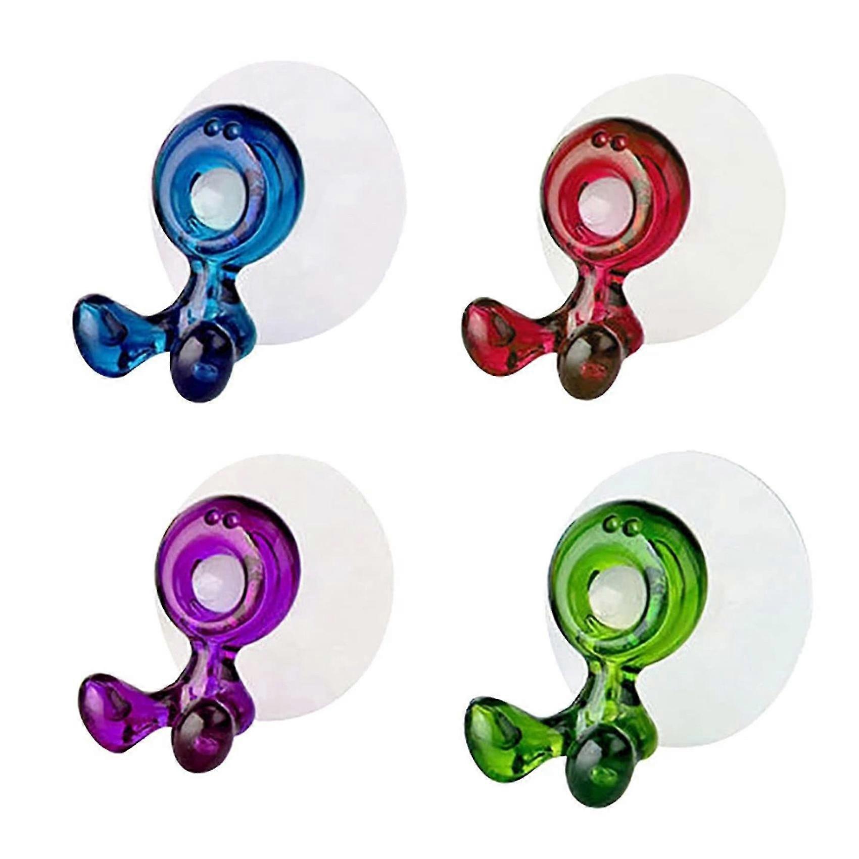 Toothbrush Holder With Suction Cup Towel Wall Hooks Reusable Drill-free Hook Suction Hook For Kitch