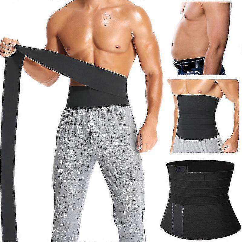 Mens Waist Trainer Male Abdomen Reducer Snatch Me Up Bandage Wrap Slimming Belt Body Shaper Waist Trimmer Corset Belly Shapewear