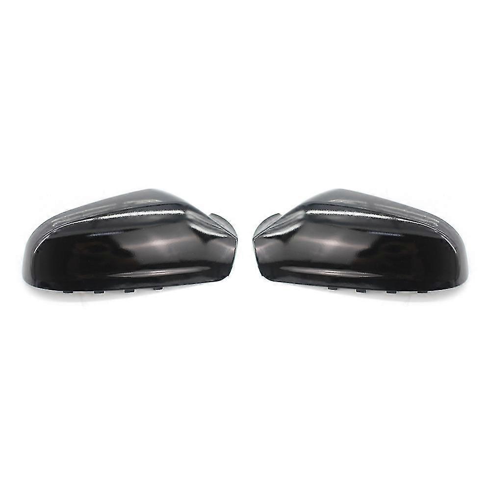 Black Wing Mirror Covers Casing Cap Rearview Mirror Shell