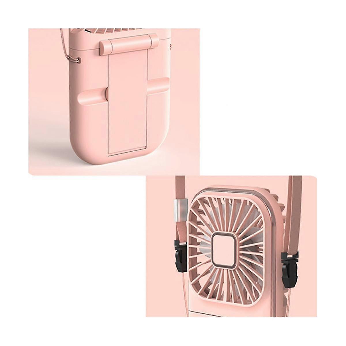 3 In1 Portable Hand- Fan 3000Mah Multifunctional Folding Fan Mobile Phone Bracket Charging Treasure
