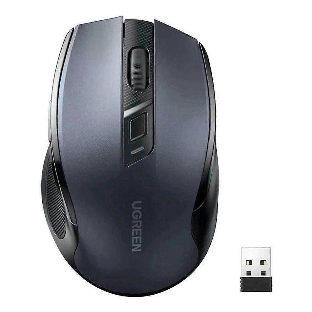 UGREEN Ergonomic Wireless Mouse, 2.4G, 4000DPI - Black