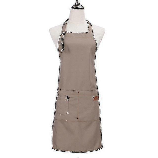 Unisex de lucru șorț Canvas șorț Bib reglabile bucătărie șorț