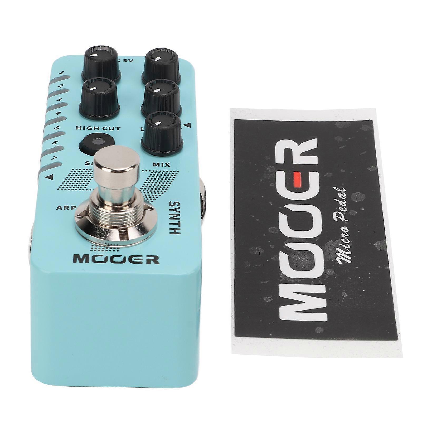 Synth Effect Gitaar Elektronisch Polyfone Synth Voice Effects Pedaal met instelbare Arpeggio Speed