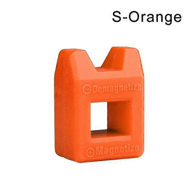 ZK-High Quality Demagnetizer Tool Screwdriver Magnetic Pickup Tool Screwdriver Hand Tool Quick Magnetizer 1 Random Send (Small Size)