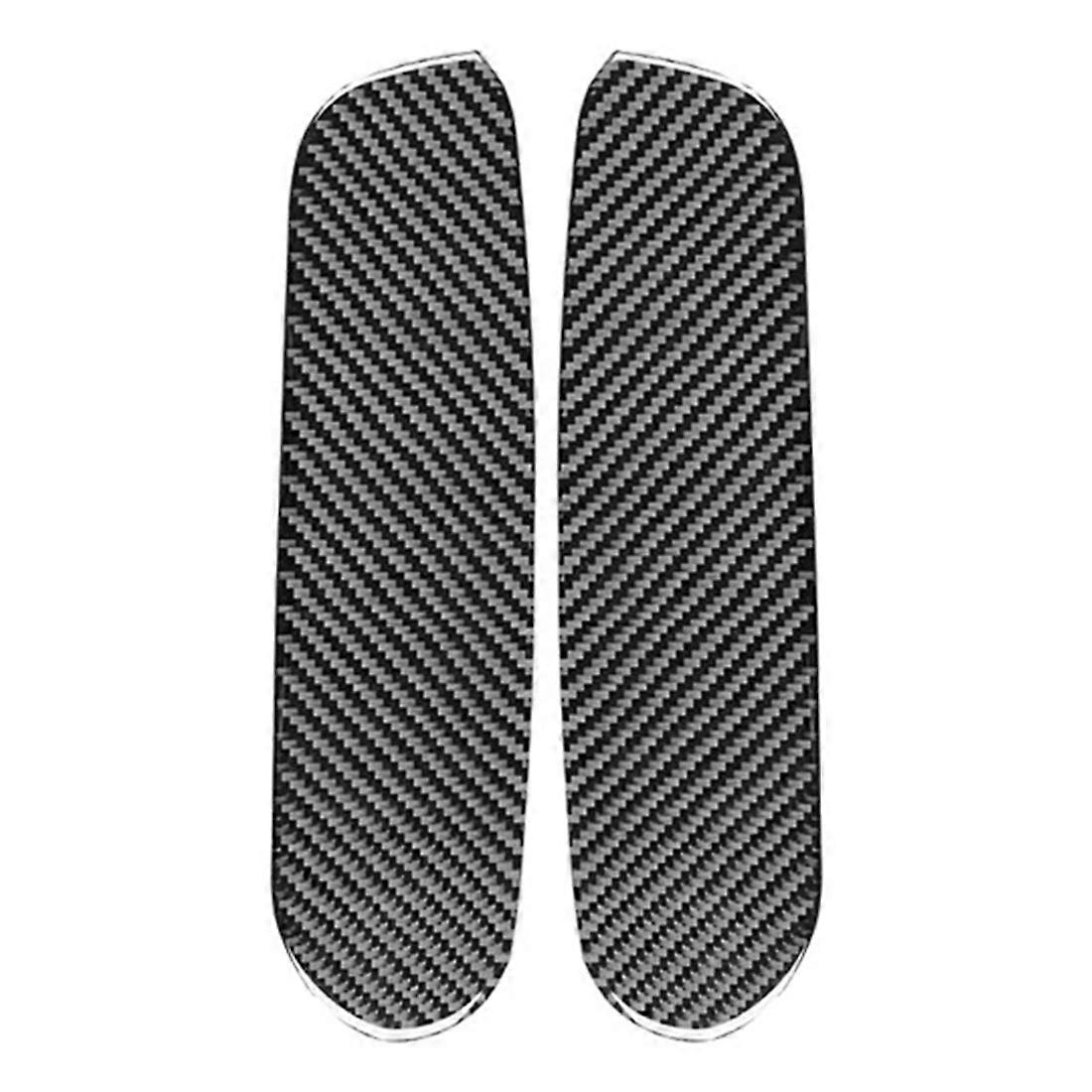Front Door Pillar Panel Cover Trim Carbon Fiber Interior Accessories for 2014 2015 2016 2017 2018 2