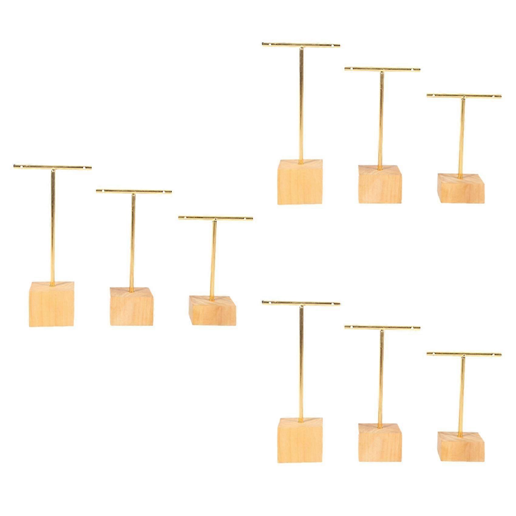 3-piece Fashion T-bar Jewelry Display Rack Stand Holder Hanging