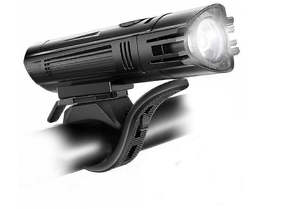 Bike Light Set, Usb Rechargeable Waterproof Runtime 8+ Hours 2000 Lumen Super Bright Headlight Front Lights, 4 Light Mode Fits All Bicycles, Mountain