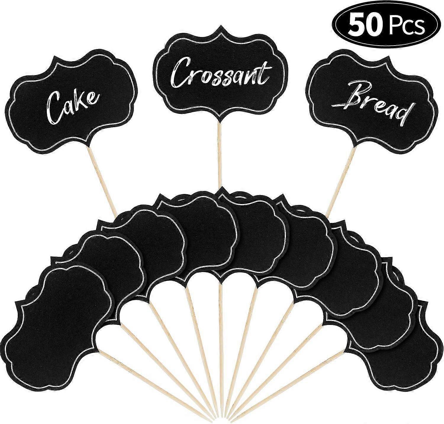 50 Pieces Cheese Markers And Food Tags For Charcuterie Board