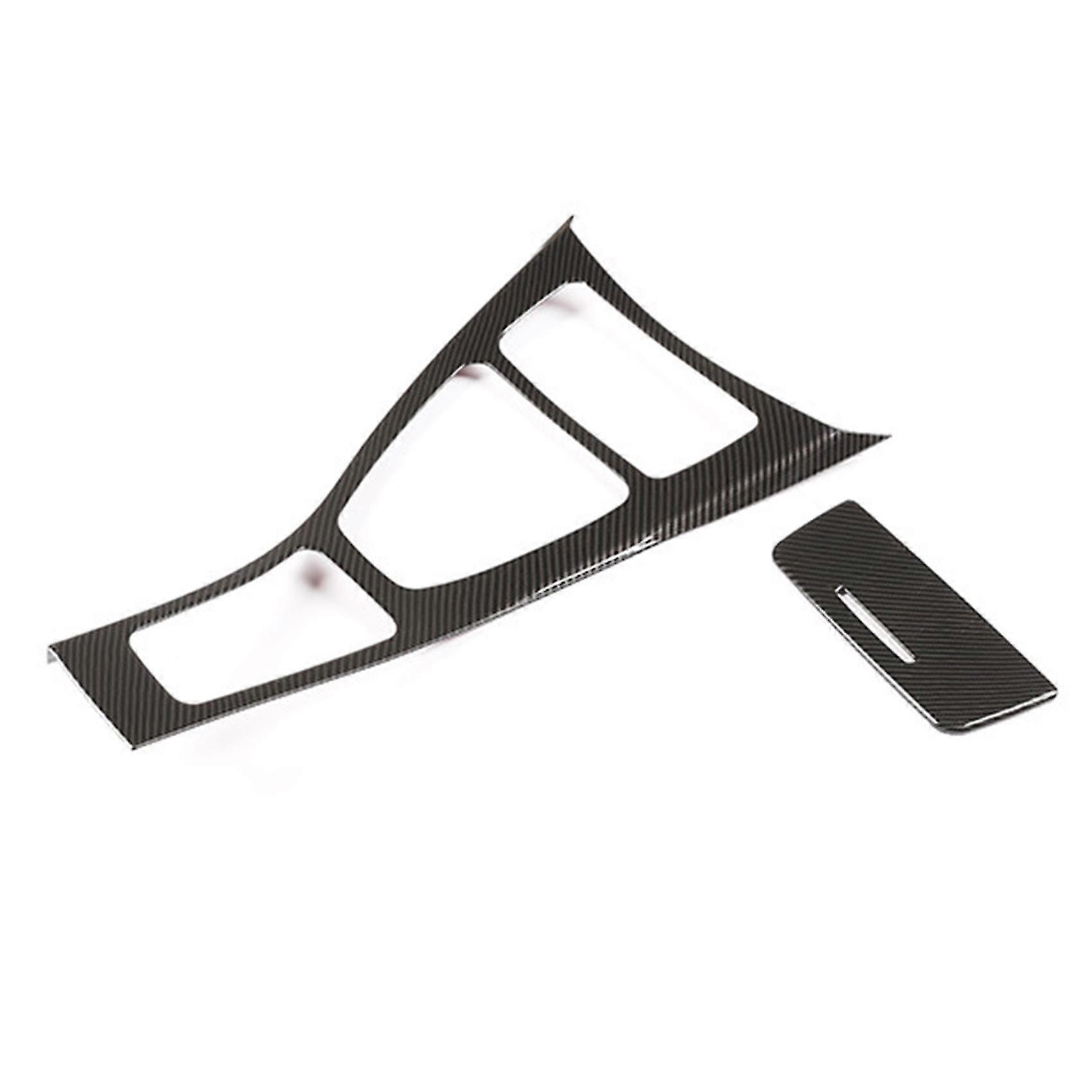 Car Center Console Gear Shift Frame Decoration Cover Trim ,ABS Carbon Fiebr for- 3 Series E90 E92 2005-2012