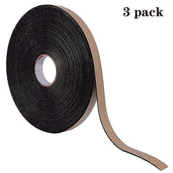 3PCS 10M1.50.13 Foam Insulation Tape - High-Density EVA Weatherproof Seal for Doors, Windows, and Various Applications