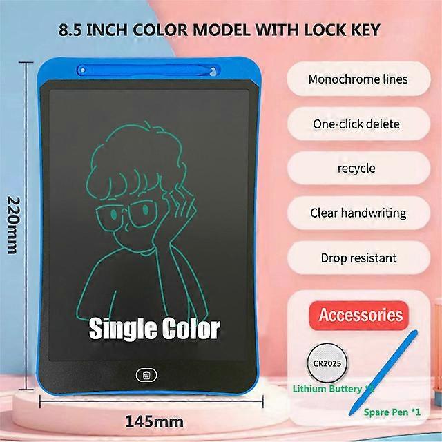 JWL-Brinquedos para crianças 8.5 polegadas prancheta eletrônica