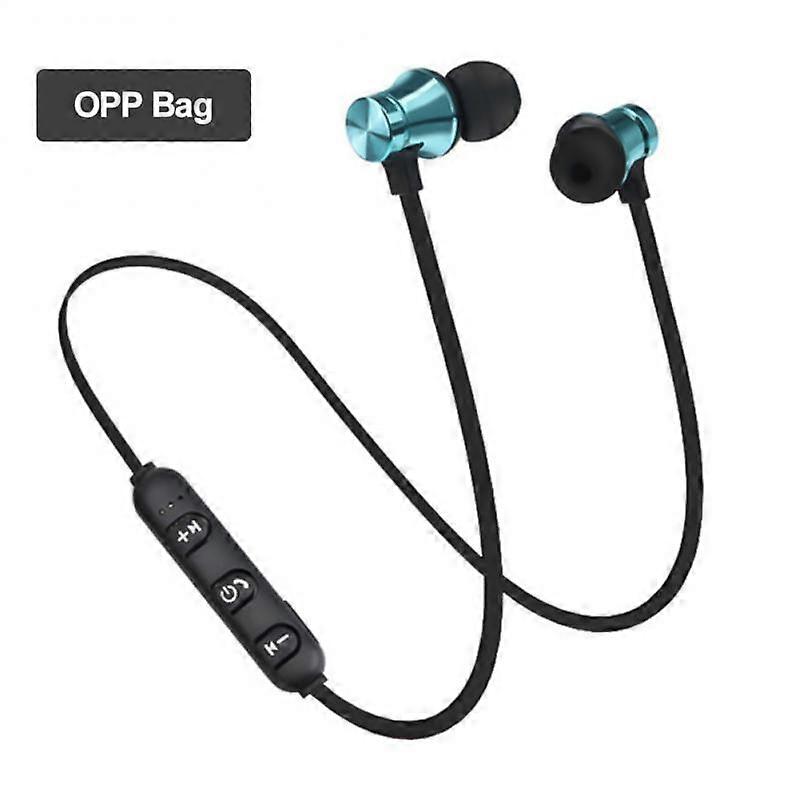 Wireless Magnetic Bluetooth Earphone Handsfree Headset With Microphone