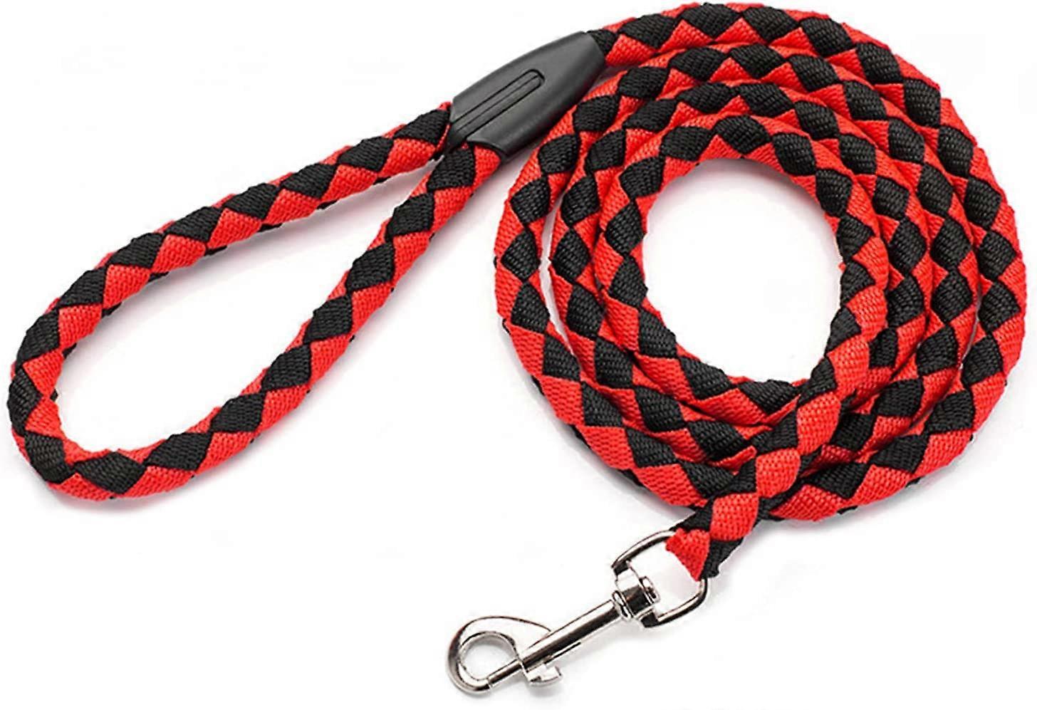 Nylon Weave Dog Leashes Easy to Control Non-elastic Superb Hardware Accessories Multiple Color to Choose