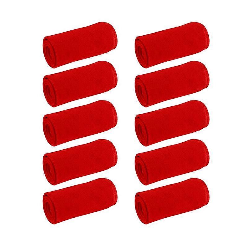 10 Pcs Towel Soft Square Shape Polyester Microfiber Household Hand Cloth for Kitchen KAESI