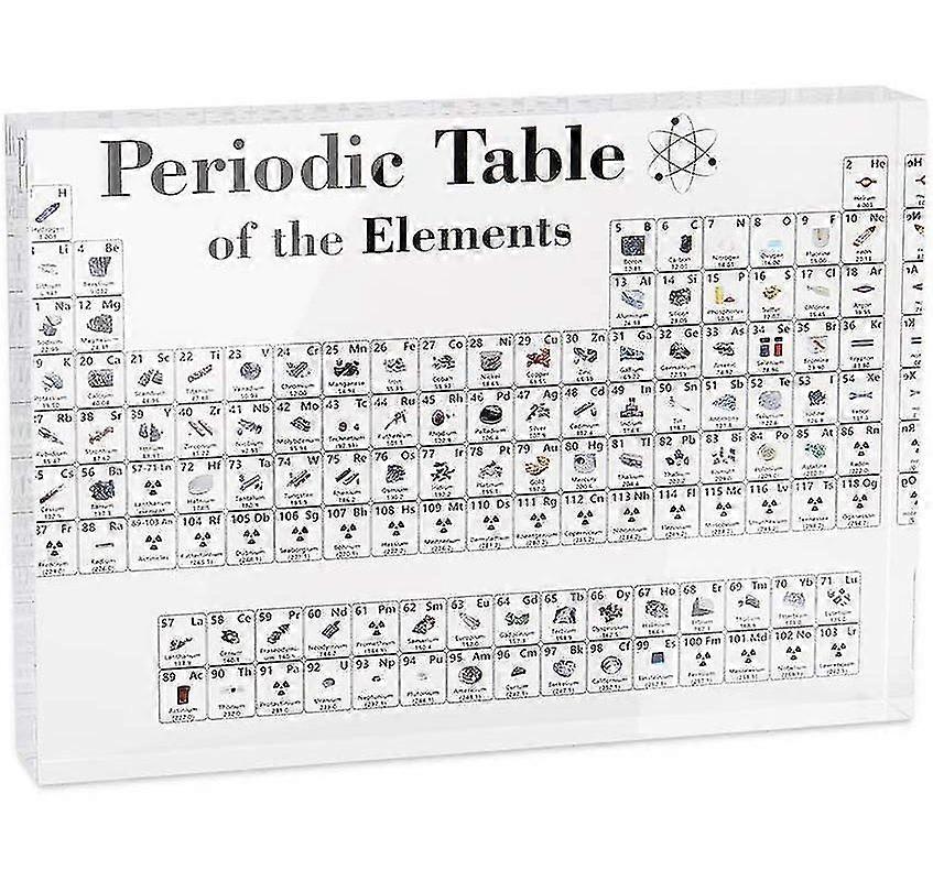 Periodic Table Of The Chemical Elements Made Of Acrylic, Periodic Table Representation, Teaching Tool For Students, Teachers, Gift, Handicrafts, Decor