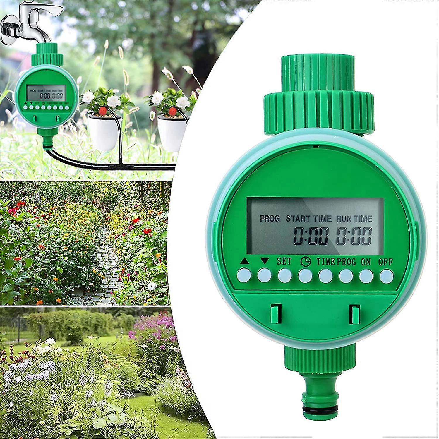 Automatic Watering Timer, Lcd Sprinkler Hose Faucet Watering Timer Irrigation System Controller For Lawn Garden Greenhouse