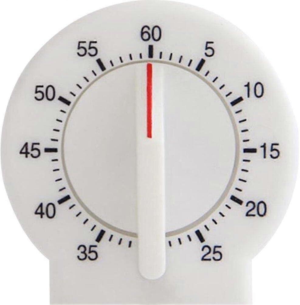 Silent Countdown Timer Handy Traditional Mechanical Winding Alarm Time Management Tool for Kitchen Classroom