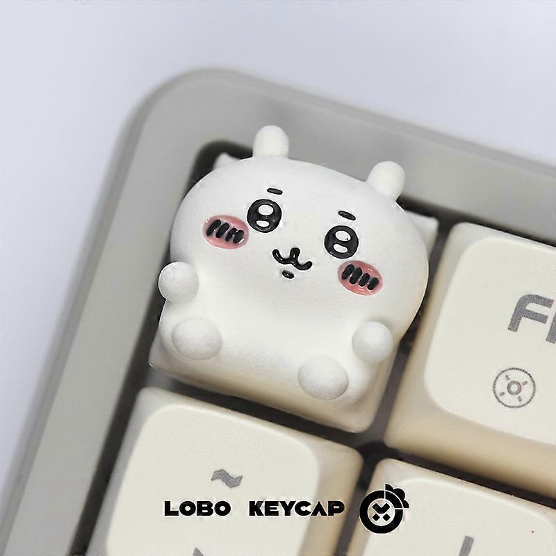 2024 ערכת נושא חדשה Chiikawa כובע מקלדת יחיד אנימציה ציוד היקפי אנימה אישיות חמודה מכני כובע מקלדת מתנות יום הולדת