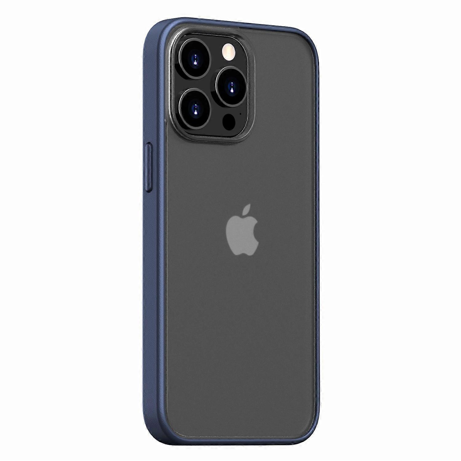 Magic Series for iPhone 16 Pro Max Case Translucent Matte TPU + PC Phone Cover - Blue