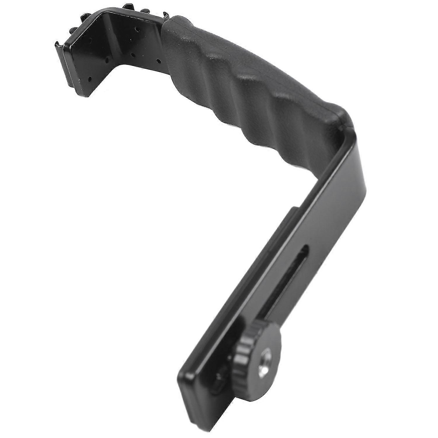 Photo Flash Caméra Vidéo Poignée L Poignée avec 2 Standard Side Hot Shoe Mount The Holder Dslr