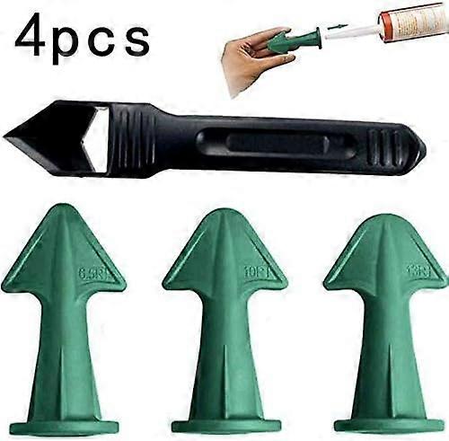 4-Piece Set of Shovel Glue Scraper, Glass Gluer, Angle Scraper, Beautiful Sewing Tool, Internal Corner Scraper