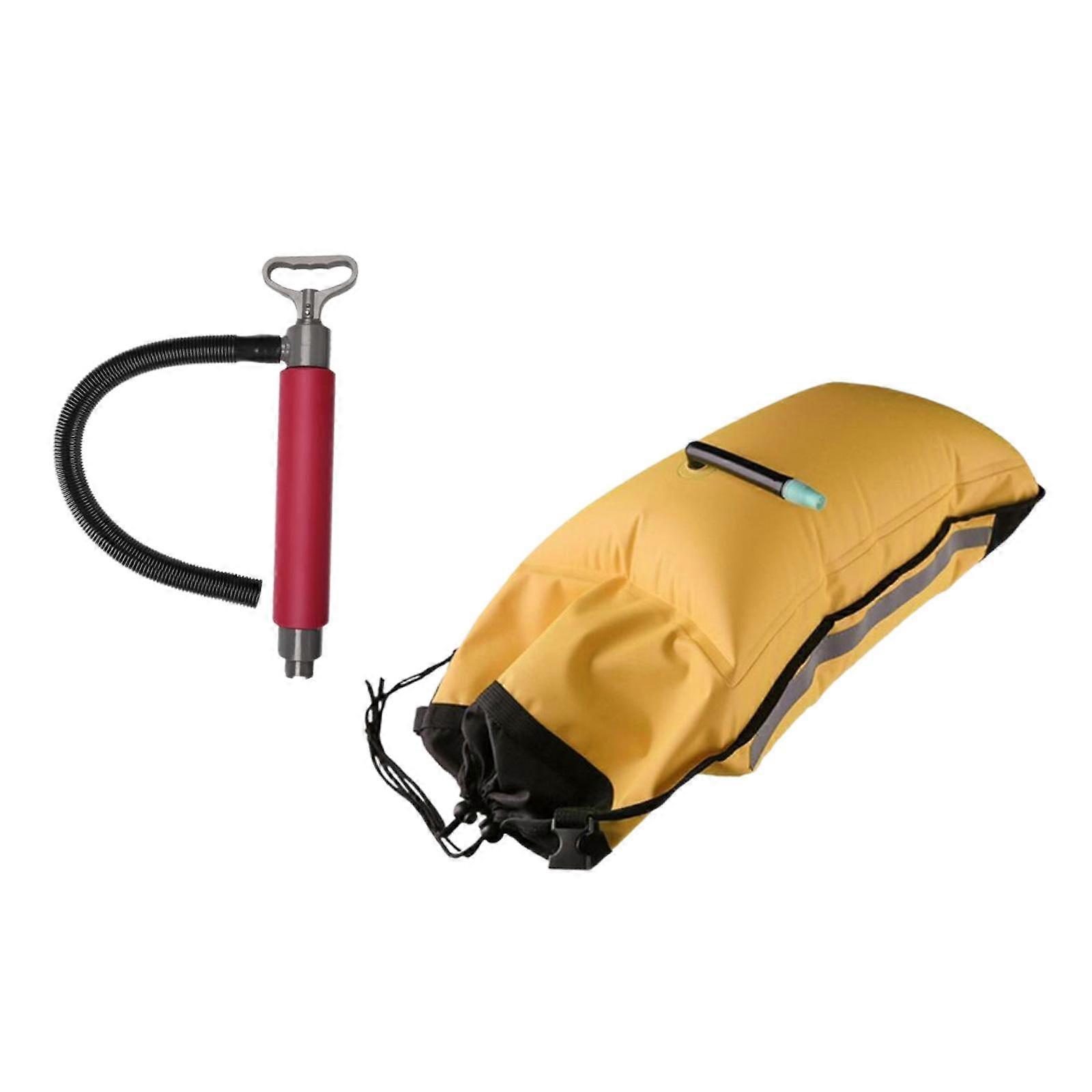 Paddle Float Bag Pompe de bateau Pompe de cale de kayak pour canoë bateaux en caoutchouc kayaks