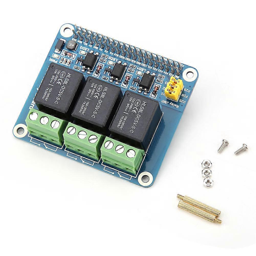 3-Channel Relay Expansion Board for Raspberry Pi A+/B+/2B/3B/3B+