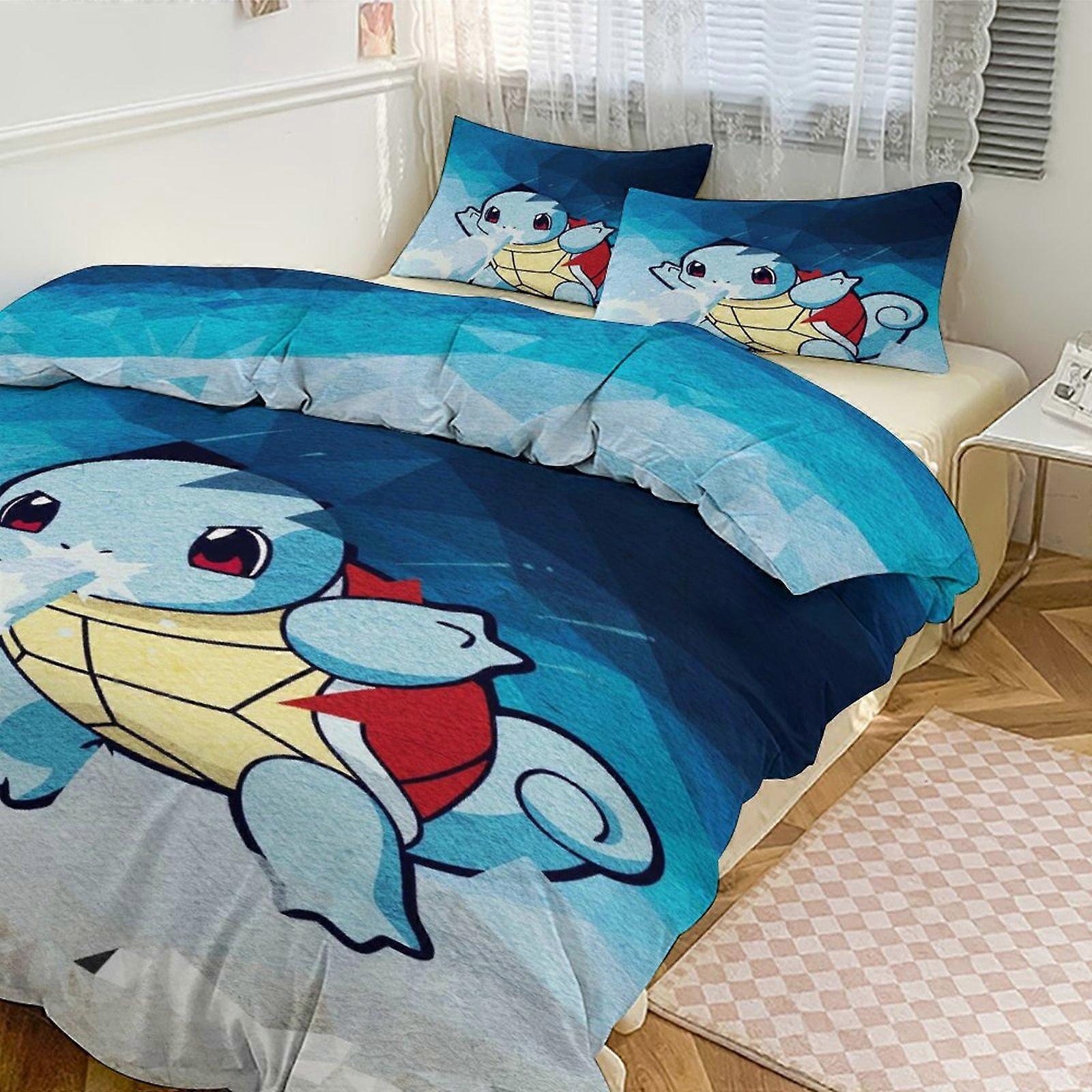 Bedding set XU21 Squi_rtle Print Bedding Set Pattern Duvet Cove Set 3 Pieces 1 Quilt Cover And 2 Pillowcases for Women Men Teens PW21