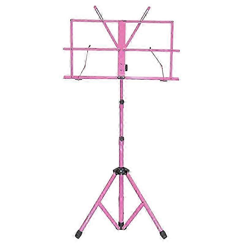 金属製の折りたたみ式譜面台 - 楽譜と互換性のあるプロフェッショナルポータブルスタンド、キャリングバッグ付きの調節可能な音楽ホルダー