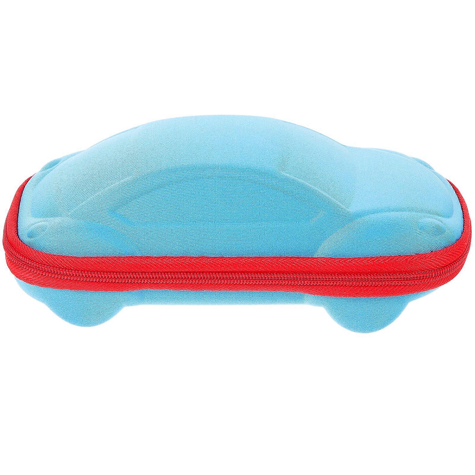 Αυτοκίνητο σχήμα γυαλιά περίπτωση χαριτωμένη περίπτωση γυαλιά με φερμουάρ φορητή θήκη γυαλιών για τα παιδιά