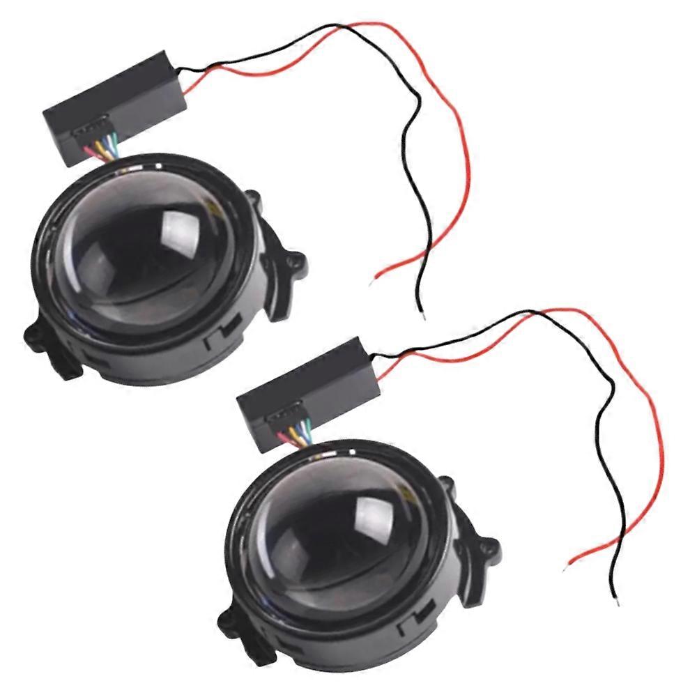 1pair Third Generation Dynamic Big LED Car Headlights Devil Eye LED Light