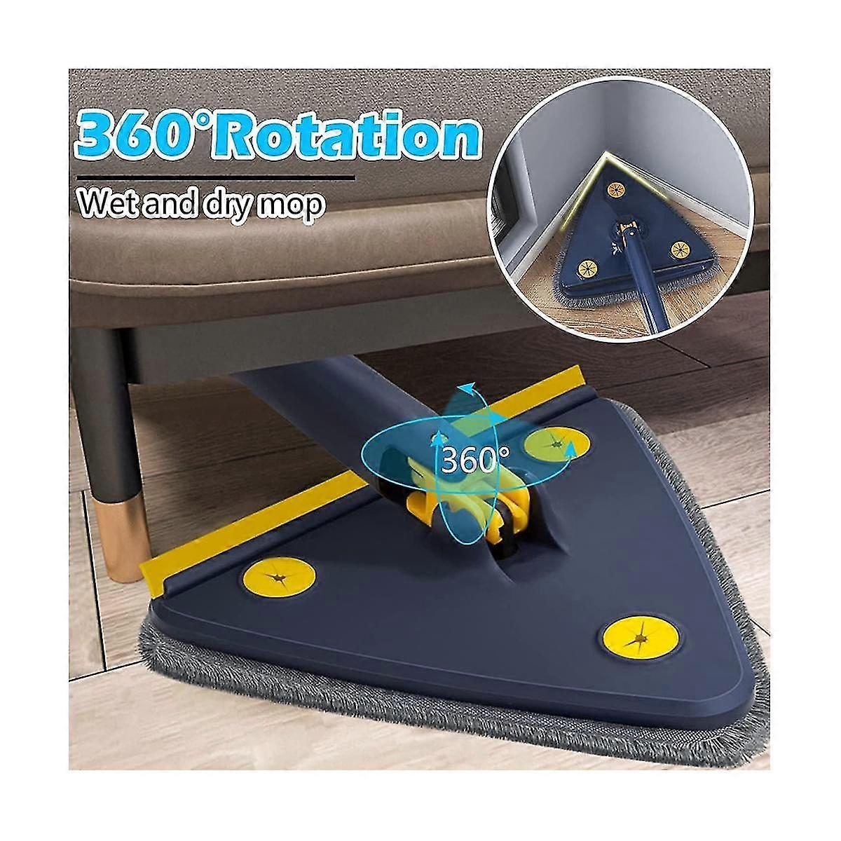 360 Rotatable Adjustable Cleaning Mop-improved Triangle Cleaning Mop With Automatic Water Squeezin