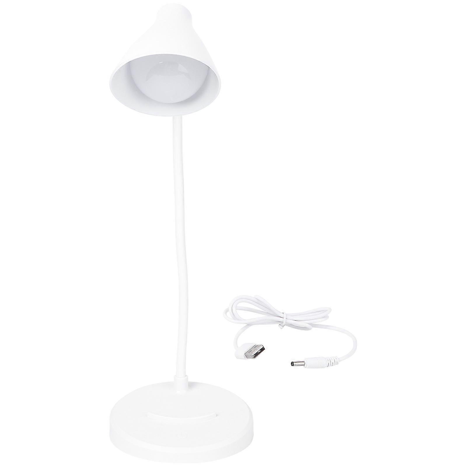 Led Clip On Light 360 Degrees Rotation Usb Rechargeable Book Light Touch Control Dimmable Bedside Lamp