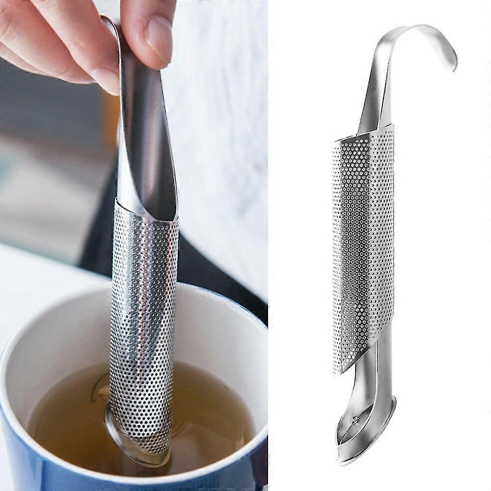 Stainless Steel Mug Cup Loose Tea Infuser Mesh Herbal Leaf Filter Strainer Diffuser