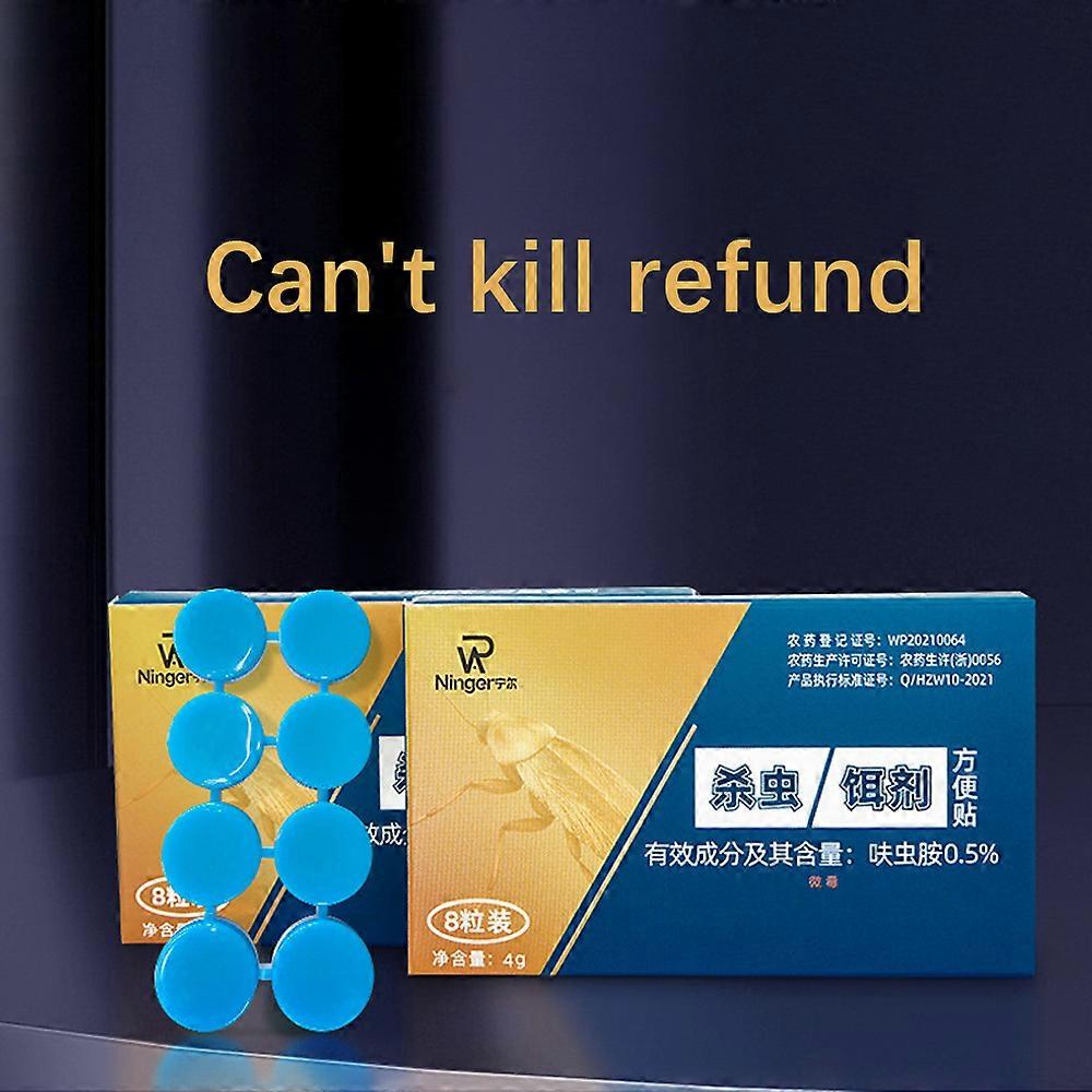 1 مجموعة من 8 طعوم جل لقتل الصراصير ، تقتل الصراصير ، لن تموت الصراصير المصابة بالسم ، وتقتل الصراصير بشكل فعال ، ومقاطع الصراصير ، وكوك