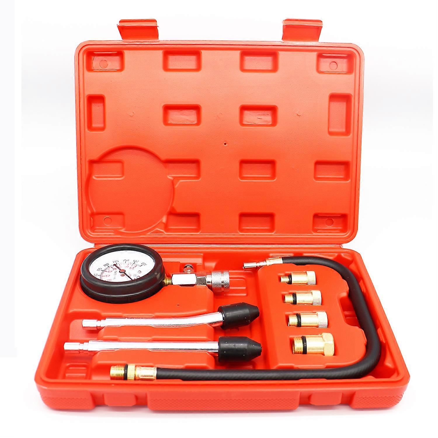 0-300psi Gasoline Engine Compression Tester Auto Petrol Gas Engine Cylinder Automobile Pressure Gauge Tester Automotive Test Kit