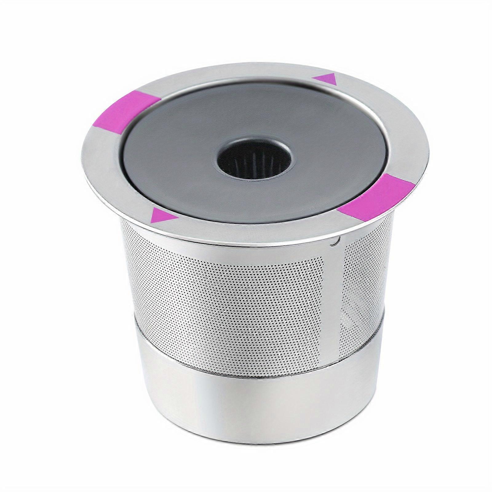 1pc Reusable K Cup Coffee Filters For Keurig, Universal Stainless Steel Refillable K Cups Filter Use For Keurig 2.0 And 1.0 Coffee Makers-brewers, K-c