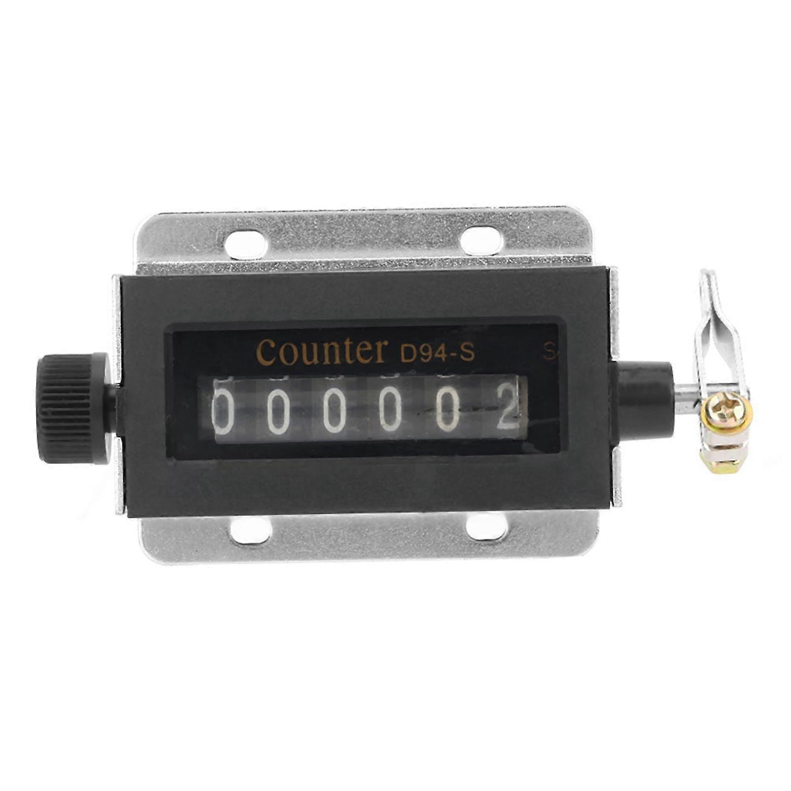 D94-S 6 Digit Resettable Mechanical Pulling Counter 0-999999