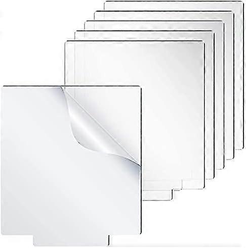 Clear Acrylic Sheet for LED Light Base DIY Display Projects and Crafts Pack of 6