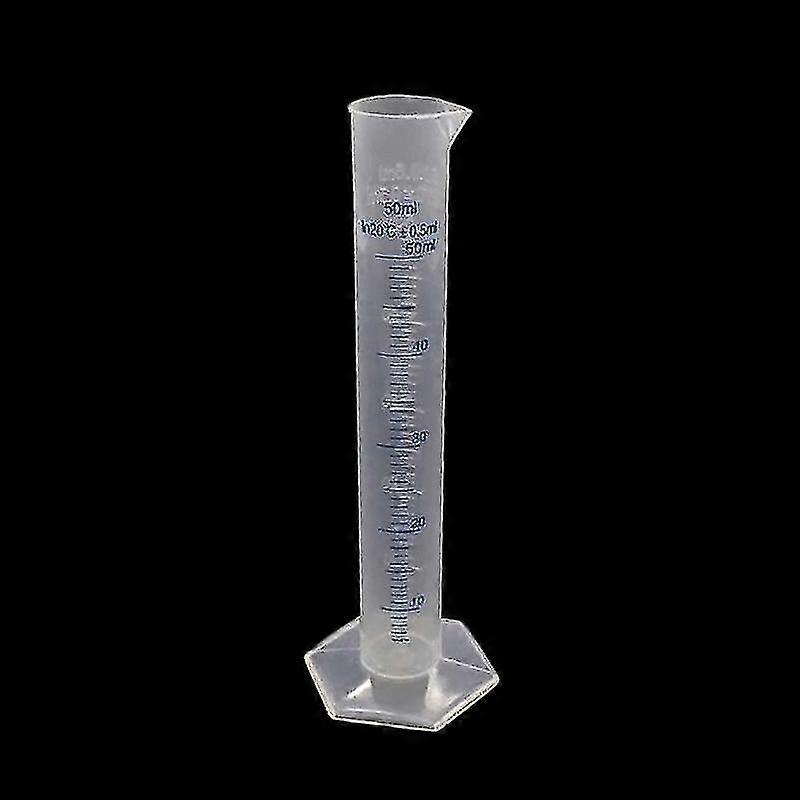 10/25/50/100/250/500ml Plastic Measuring Cylinder Graduated Cylinders For Lab