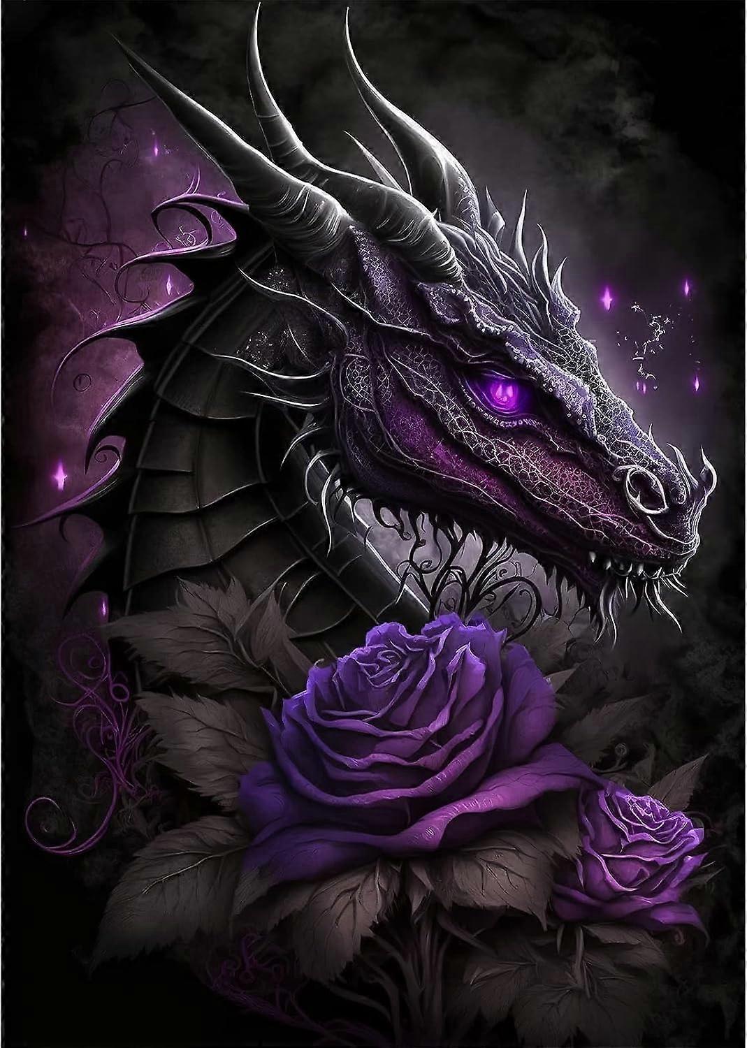 5D diamantmaleri 30x40cm Dragon S