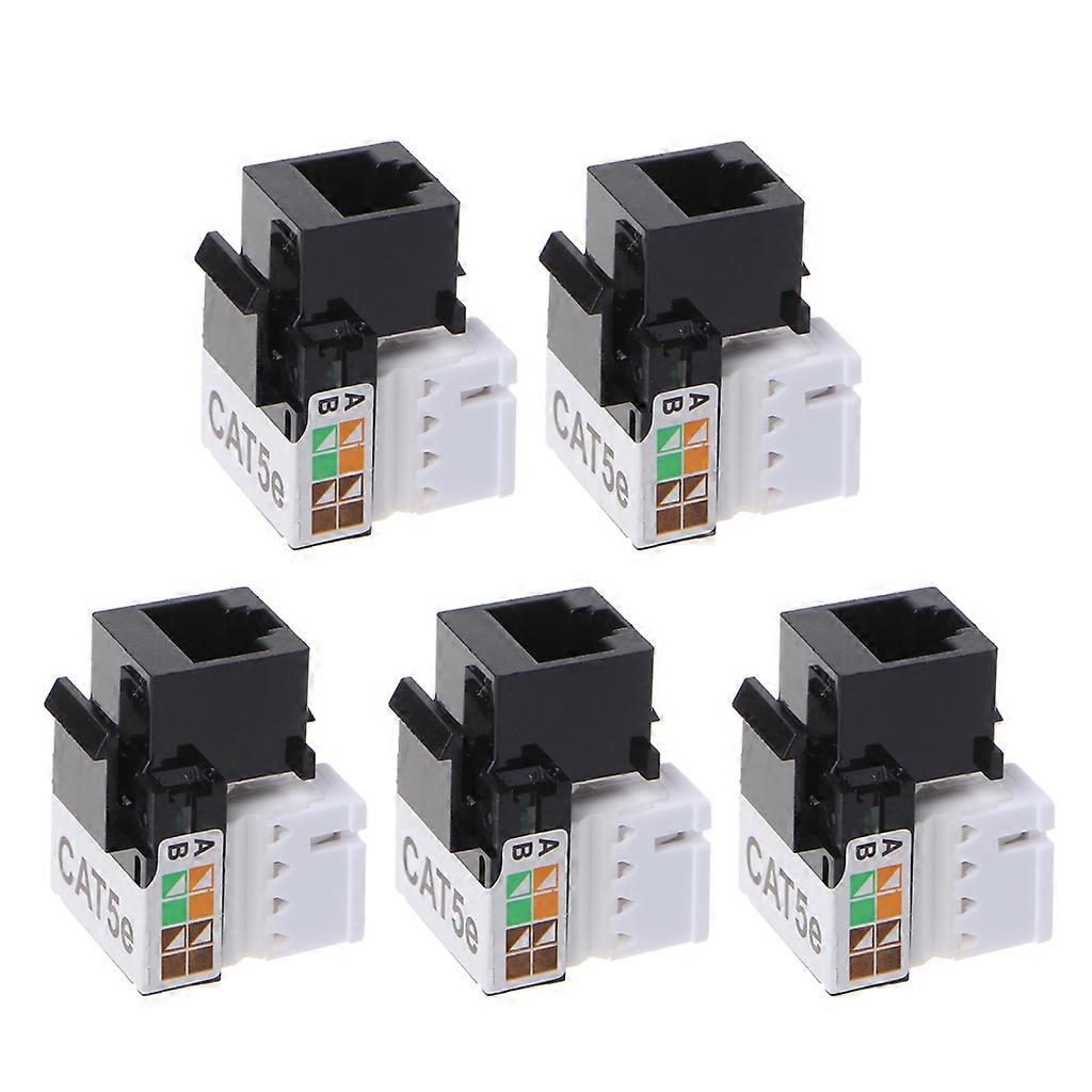 CAT5E RJ45 Keystone Jacks Module Connector Ethernet for Wall Plate Patch Panel