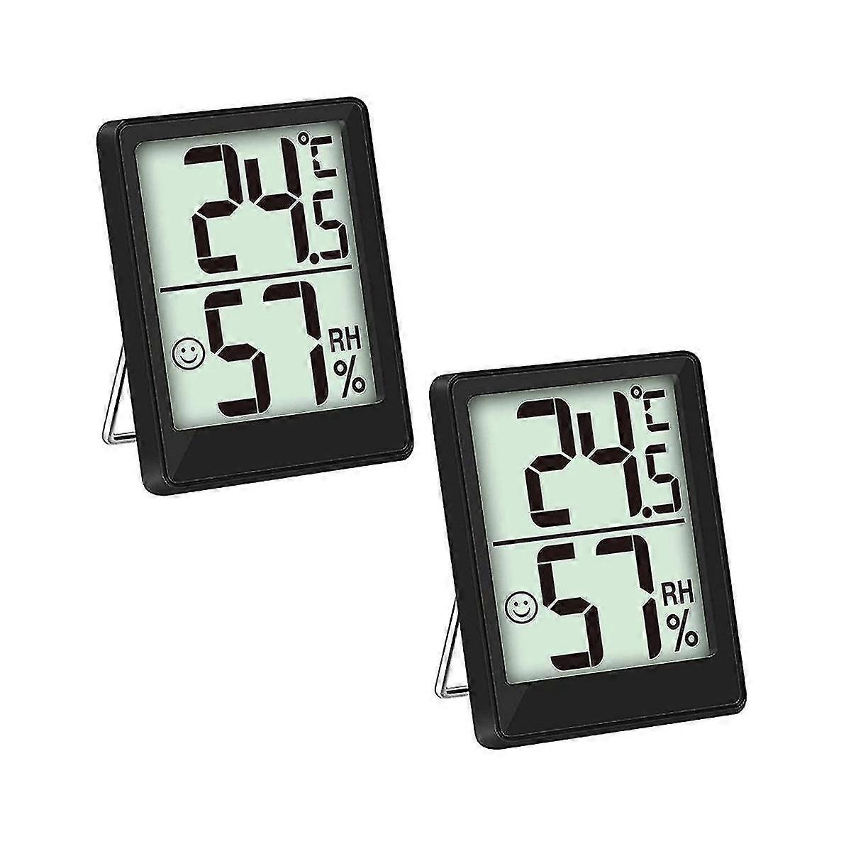 Mini Lcd Digital Accurate Hygrometer Thermometers Wine Cellars Data Storage Suitable For Baby Room