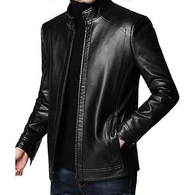 Cazadoras Hombre Polipiel Cazadora Hombre Invierno Forro De Lana