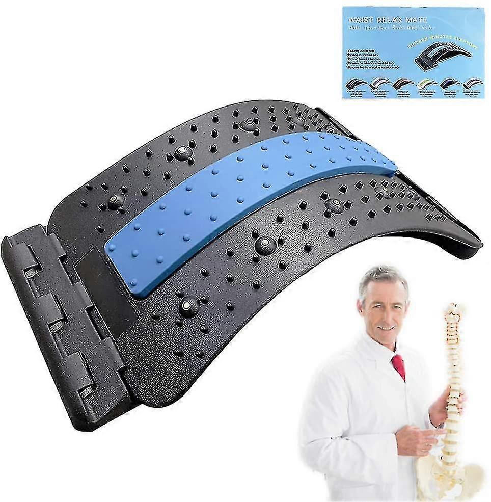 Back Stretcher Device, Lumbar Support For Pain Relief Posture Correction